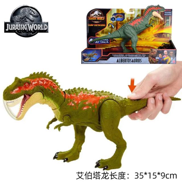 Jurassic World Camp Cretáceo Dinossauro Figura de Ação Som Greve
