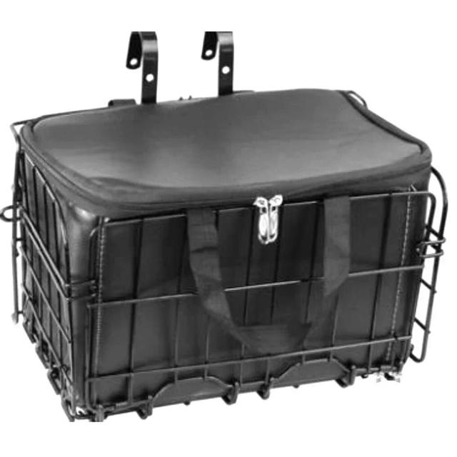 Cesta de Suspensão Dobrável para Bicicleta de Montanha com Forro Removível e Design Versátil para Trailers Dianteiros e Traseiros