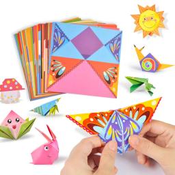 Origami Sorte Artesanato Papel Dobrável, Papel Animal DIY, Decoração de Casa, 14cm, 27 Tipos, 54Pcs - Image 1