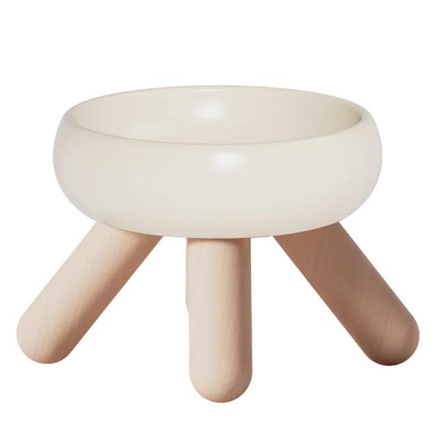 Tigelas Elevadas para Cães Pequenos e Gatos - Nordic Bowls Cerâmicos para Comida e Água com Suporte Atraente
