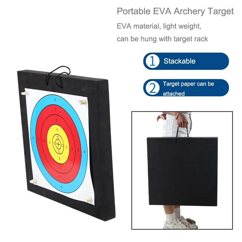 Alvo de tiro com arco para adultos de quintal, alvo de arco de remoção de flecha fácil, alvo de arco e flecha durável para jovens, prática de tiro ao ar livre - Image 1