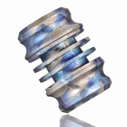 Liga de titânio TC4 Faca Beads e Cordão Paracord Corda, Pingentes ao ar livre, EDC Multi Ferramentas, Camping Sobrevivência, Pingentes, V, DIY - Image 6