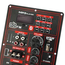Digital Bluetooth Amplificador Board, Painel de alto-falantes com microfone, Guitarra Home Theater, DIY, 6-12 ", 150W, 12V, 110V, 220V - Image 6