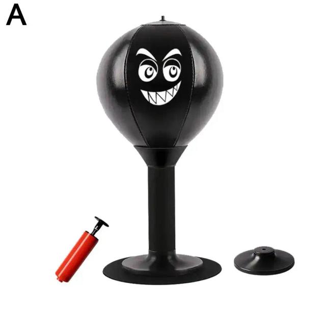 Bola de Boxe com Base de Ventosa para Alívio do Estresse e Treino Eficiente, Conjunto Inflável e de Fácil Instalação