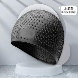 New Silicone Natação Cap Moda Piscina Cap Impermeável Proteção Orelha Profissional Esportes Aquáticos Swim Hat - Image 6