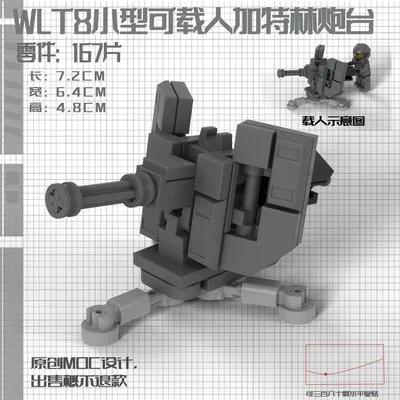 Diy moc bloco de construção de partículas moc montado até a instalação exterior radar foguete lançador gnaku bateria módulo robô - Image 1