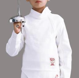 Roupas de esgrima para crianças, Jaqueta Escrime infantil, Calça axilas, Equipamento de esgrima, Conjunto uniforme para meninos e meninas, 3 peças - Image 3