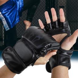 Luvas de combate MMA com meio dedo, confortáveis, fáceis de usar, duráveis, resistentes e respiráveis, luvas de boxe para homens - Image 2