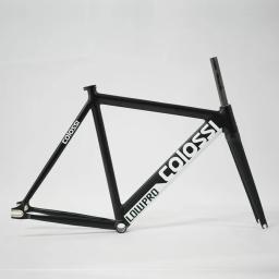 Colossi-quadro de câmbio fixo para moto Track, quadro 700C, alumínio, garfo em carbono, alta qualidade, peças de bicicletas, 53/55cm - Image 5