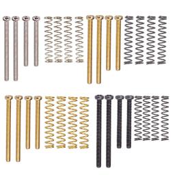Ferro Elétrico Bass Ponte Tailpiece com Parafusos e Molas, Acessório Instrumento Musical, Guitarra Peças e Acessórios, 1 Conjunto - Image 6