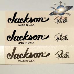 Waterslide Transferência Guitarra Pescoço Cabeça Adesivo, Headstock Decalque, Adequado para Jackson Charvel, Guitarra Elétrica, 3pcs - Image 6