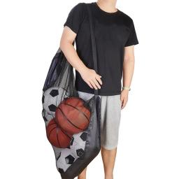 Saco de bola esportiva com cordão saco de malha de futebol mochila de basquete futebol vôlei bola sacos de armazenamento saco de equipamentos de natação - Image 2