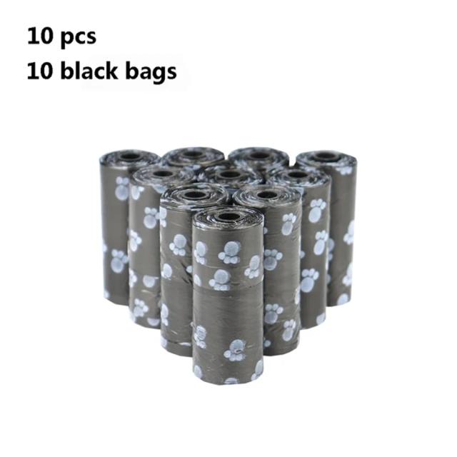 Sacos de Cocô de Cachorro à Prova de Vazamento - 10 Rolos para Coleta de Resíduos Durante Caminhadas ao Ar Livre