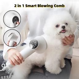 Smart Pet cabelo secador, cão, Golden Retriever, Cat Grooming, cabeleireiro, golpe e pente, silencioso, não quente, produto de limpeza, Pet Produto - Image 1