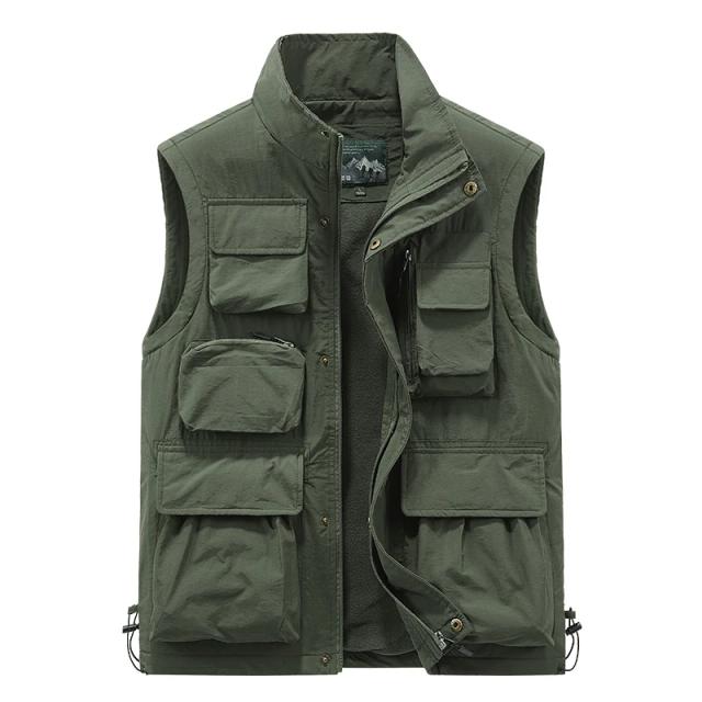 Colete Masculino Outdoor Multibolsos Respirável