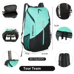 Head Tour Team Series Mochila De Tênis Com Compartimento De Sapato, Raquete De Grande Capacidade, Saco De Raquetes De Quarto - Image 1