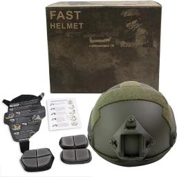 Capacete tático rápido para Airsoft Paintball, capacetes de combate, esportes ao ar livre, equipamento protetor de cabeça, MH PJ Casco - Image 6