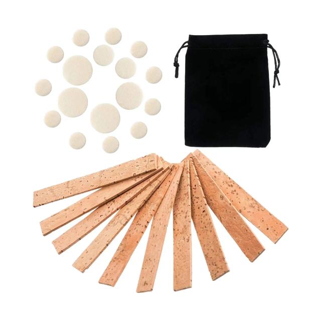 Pads Universais para Clarinete - Acessórios Essenciais para Reparação de Instrumentos
