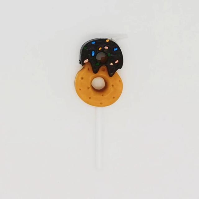 Velas Digitais para Cake Topper - Números de 0 a 9 para Festas e Confeitaria