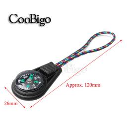 Mini bússola de sobrevivência colorida, chaveiro com zíper para mochila ao ar livre, acampamento, caminhadas, caça, bolso, navegador, ferramenta de aventura - Image 3
