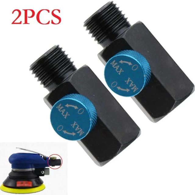 Regulador de Fluxo de Ar 1/4 Polegada NPT com Controle de Pressão - 2 Peças para Ferramentas Pneumáticas