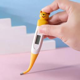 Termômetro eletrônico portátil dos desenhos animados, Produtos seguros de cabeça macia, Acessórios veterinários, Pet Medical Equipment, Suprimentos de ferramentas - Image 3