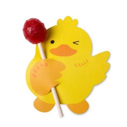 Cartões de Papel Pirulito de Páscoa para Crianças, Desenhos Animados, Coelho, Frango, Envolvendo Suprimentos De Decoração De Festa Temático, Pacote De Presentes De Doces, 50Pcs por Conjunto - Image 4
