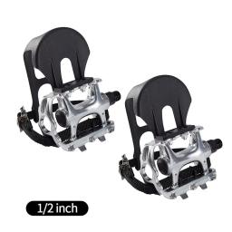 Pedais de bicicleta antiderrapantes, bicicletas girando, plataforma plana, estribos, acessórios, peças de reposição, 9, 16 Polegada, 1 par - Image 6