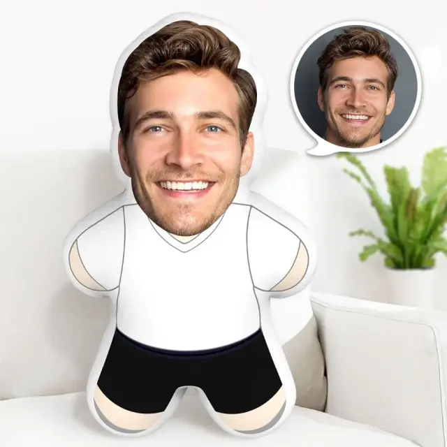Travesseiro Personalizado em Formato de Corpo 3D: O Presente Ideal para Casais em Aniversários com Fotos Exclusivas