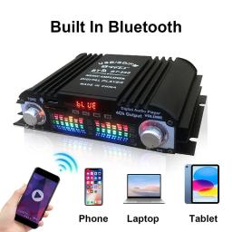 Amplificador De Áudio Digital 4 Canais, 1600W Pico De Potência, Amplificador De Som, Bluetooth, Jogador De Karaoke, Rádio FM, Suporte Controle Remoto, HiFi - Image 1