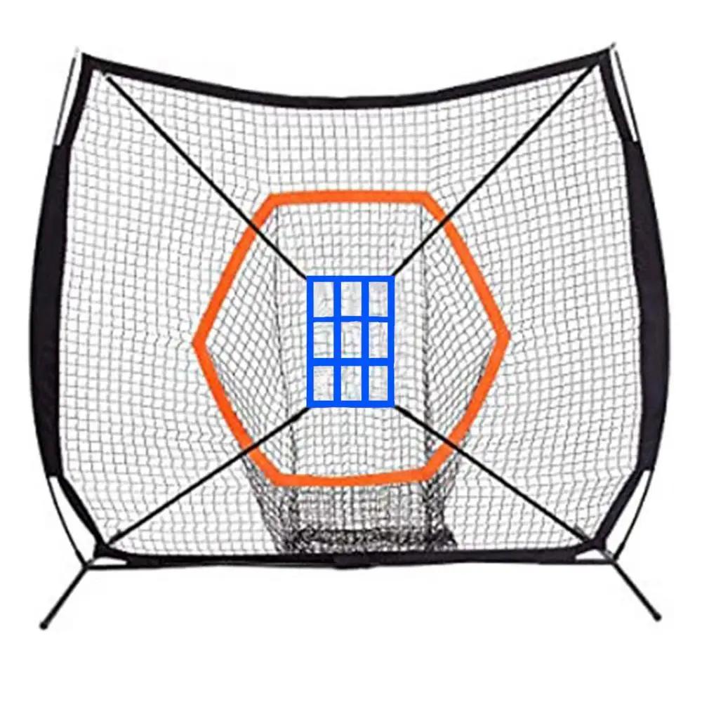 Prática portátil de beisebol, Backstop Pitching Batting, Rede de treinamento para bater pitching bat - Image 1