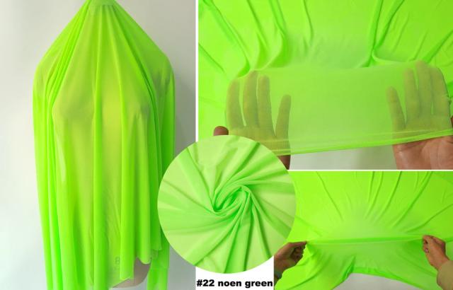 Tecido de Tule Elástico 58'' de Largura para Meias e Roupas Íntimas - 4 Vias de Estiramento em Nylon com Renda