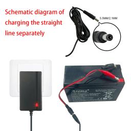 Eua ue 6v 12v 24v universal passeio elétrico das crianças em brinquedos carro motocicleta inteligente buraco redondo carregador de bateria com luz indicadora - Image 2