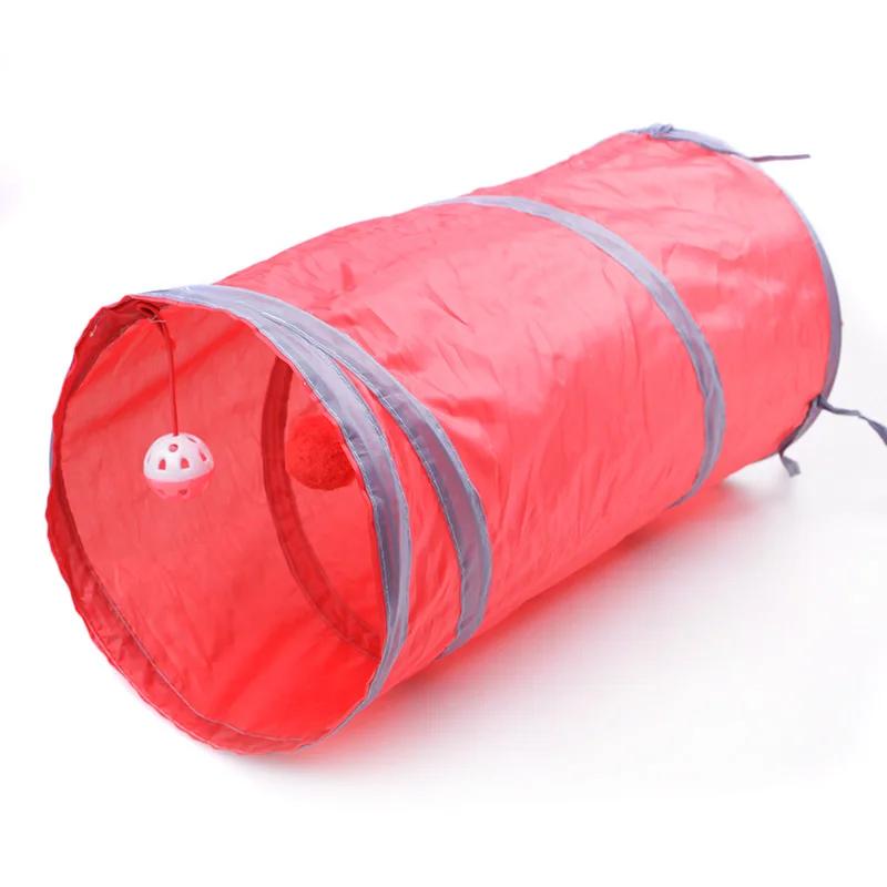 Brinquedos de túnel dobrável para pet, Tubo de túnel de gato, Kitty Training, Brinquedo divertido interativo para coelho, Animal Play, Estilo 30 - Image 1
