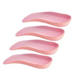 Palmilhas ortopédicas de altura para homens e mulheres, suporte do arco, inserções de elevação, palmilha booster, 2 pares - Image 4
