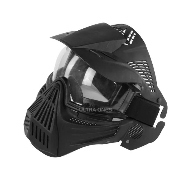Máscara Tática Respirável Completa com Lente para Airsoft e Paintball: Proteção Ideal para Caça e Atividades ao Ar Livre