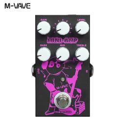 M-VAVE MINI AMP Pedal de efeitos de guitarra elétrica Amplificadores de efeito analógico True Bypass Pedal Acessórios de guitarra elétrica Peças - Image 1