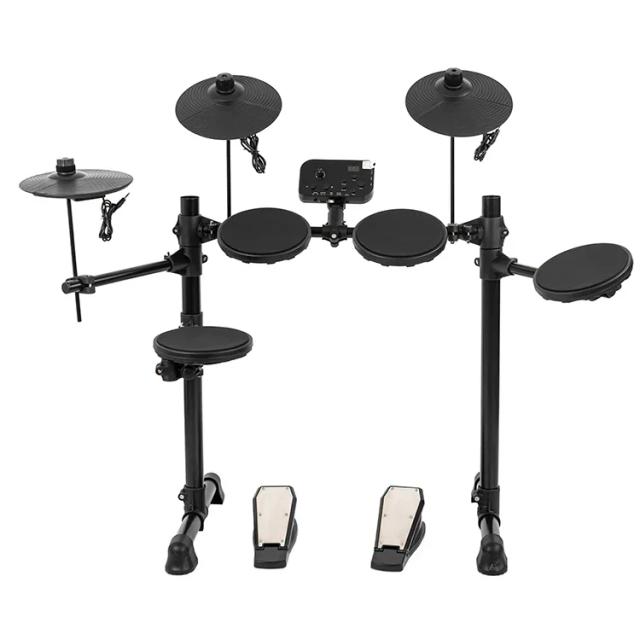 Conjunto Profissional de Baterias Eletrônicas em Silicone para Crianças MT10