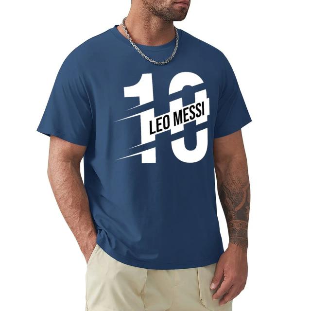 Camiseta Vintage da Equipe de Futebol da Argentina com Lionel Messi - Design Gráfico para Atividades e Competições Tamanho Europeu