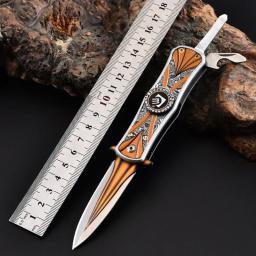 Folding Fidget Spinner Faca para Camping, Pocket Knife, Facas de caça, Gyro Type, Ferramentas de sobrevivência ao ar livre - Image 4