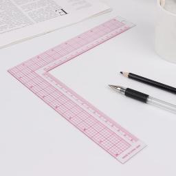 Régua De Costura De Plástico Para Quilting E Corte, Vestuário, Corte, Artesanato, Escala, Desenho Suprimentos, Acessórios De Costura, 1PC - Image 6