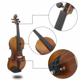 Cordas de violino profissional (e-a-d-g), prata e níquel, para 4/4, 3/4, 1/2, 1/4 - Image 4