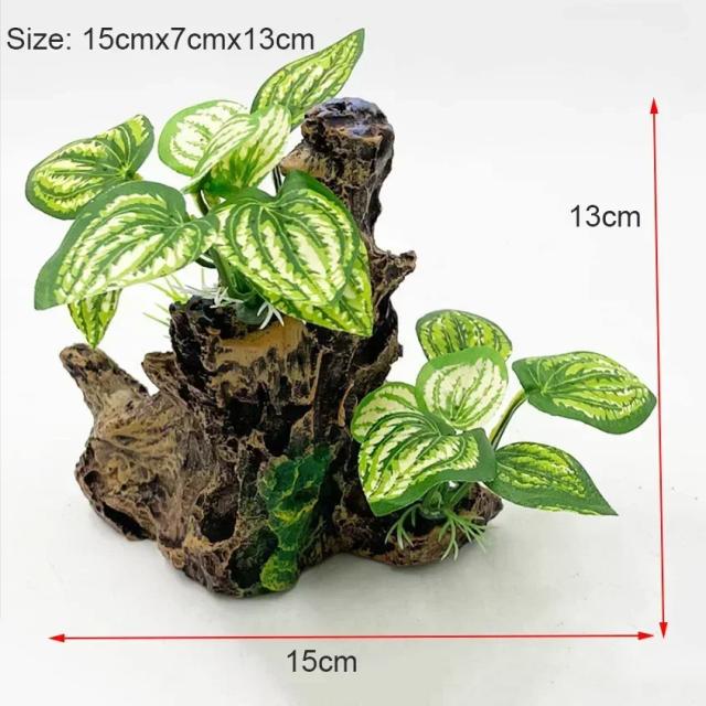 Decoração de Aquário com Grama Subaquática: Simulação Realista e Plantas Bonitas para Acessórios de Casa