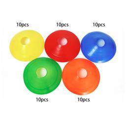 Cones De Disco De Futebol, Treinamento Pista De Treinamento, Agilidade Gramado, Aids Futebol Aids, 50Pcs por Conjunto - Image 3
