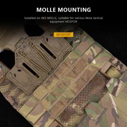 Rack do telefone móvel para esportes ao ar livre, Molle prático, placa de navegação dobrada, engrenagem do celular, Airsoft Vest Acessórios - Image 2