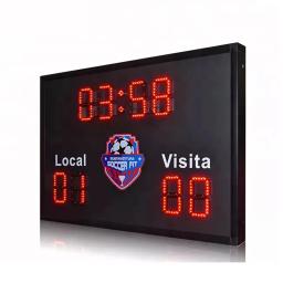 Venda quente eletrônico placar de futebol led placar sinal para o jogo de futebol - Image 2