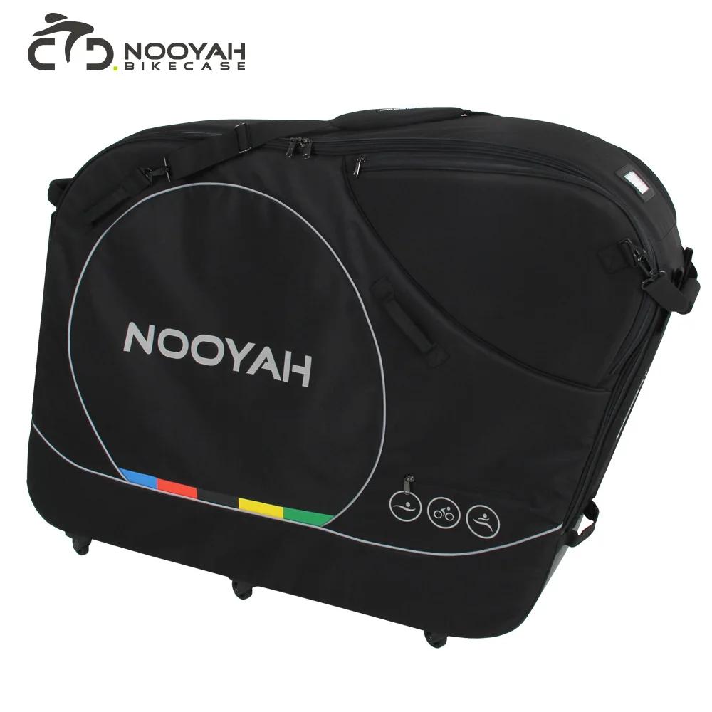 NOOYAH Bolsa de Viagem para Bicicleta, Bolsa de Transporte para Bicicleta de Estrada, para Voos Aéreos, Sem Necessidade de Viajar no Guidão, Caixa de Acessórios de Bicicleta - Image 1
