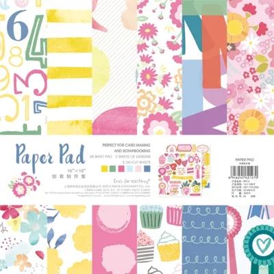 Retro Fresco Série Handmade Origami Scrapbook Material, Arte Embalagem Adesivos, DIY Fundo Álbum Criativo, Papel Decorativo, 10" - Image 1