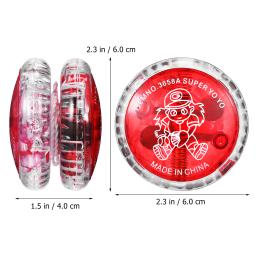 Light Up Yoyo Joaninha Brinquedos para crianças e adultos, bolas engraçadas, cores misturadas, brinquedos infantis profissionais, brilho em massa, cor aleatória, 10 peças - Image 5
