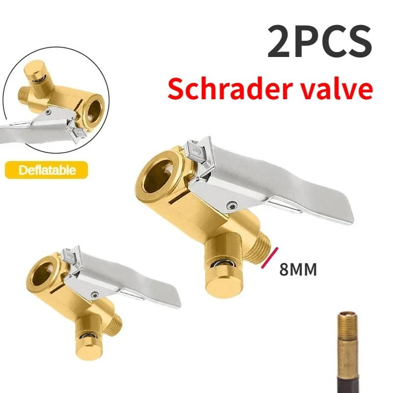 Adaptador de mangueira de bico de bomba de bicicleta, cabeça dupla, peças de bombeamento, acessórios de serviço, f/v a/v schrader/presta, conversor de válvula, bicicleta - Image 1